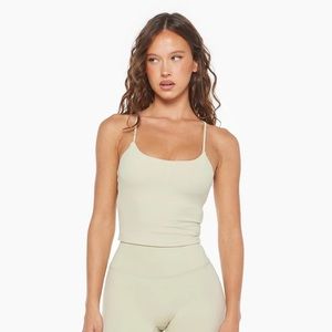 Issy x CSB chai freedom tank and freedom shorts